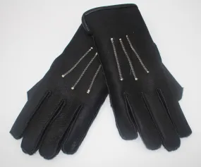 gants en mouton retourné homme, gants en peau de mouton, gants en peau véritable noir, gants de qualité, rapport qualité prix in