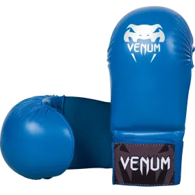Gants Karaté Venum - sans pouce - Bleu