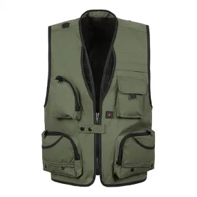 Gilet Outdoor Multi-Poches Vintage