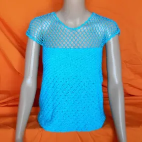Haut en coton au crochet pour femme taille 36/38