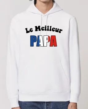 Hoodie Le Meilleur papa France Par CREATIVE SHIRTS