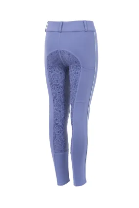 Horze Leggings d'équitation fond intégral grip Suna, enfant