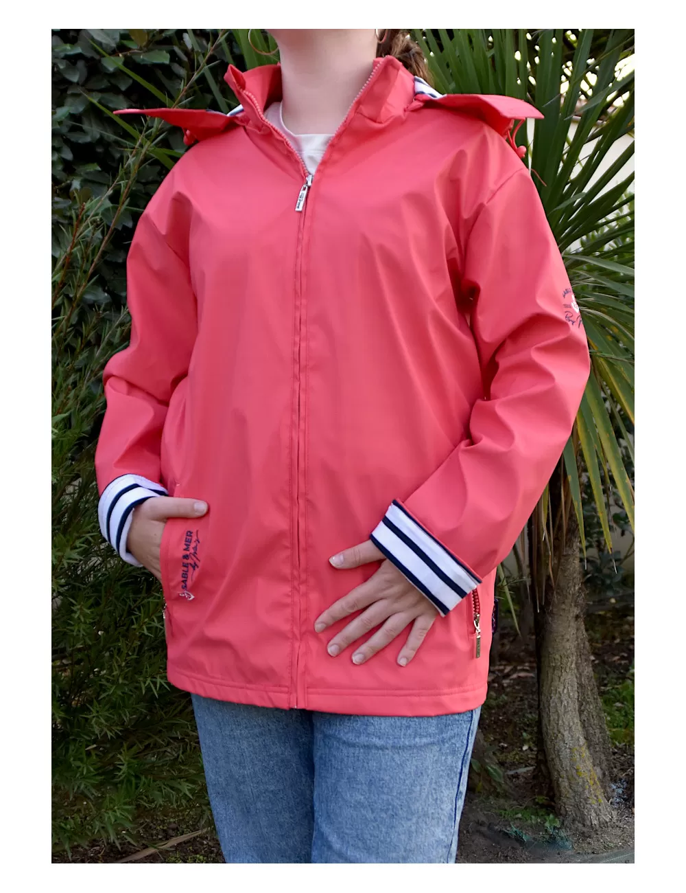 Imperméable enfant Corail Sable et Mer