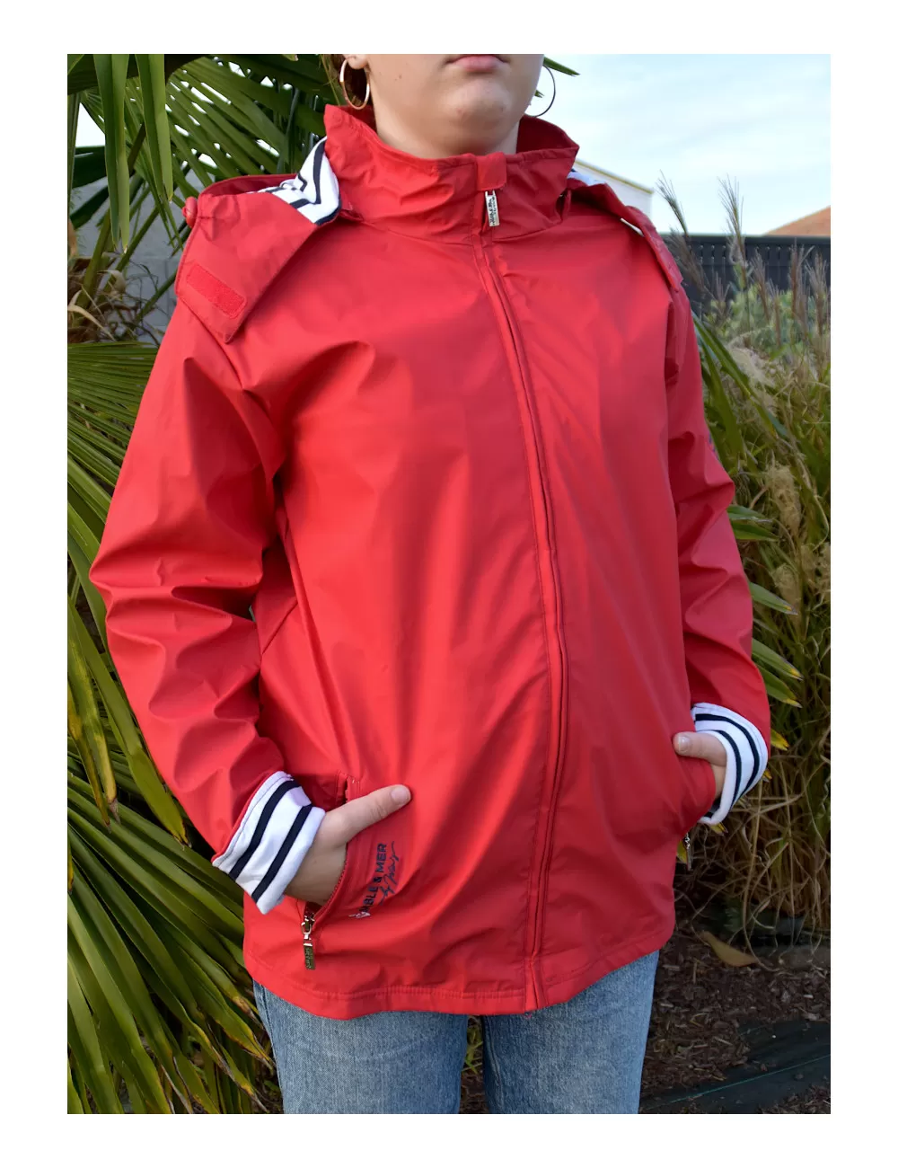 Imperméable enfant Rouge Sable et Mer