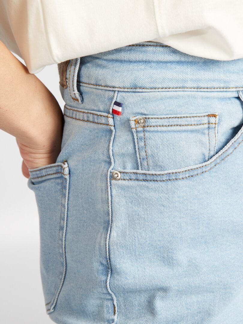 Jean droit à 5 poches - Made in France - Double stone