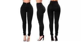 Jean noir ou blanc pour femme