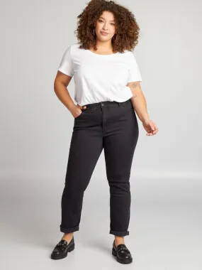 Jean regular 5 poches L30 - Noir