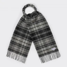 Johnstons of Elgin : Écharpe Laine Tartan : Grey Buchanan