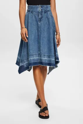 Jupe en jean asymétrique