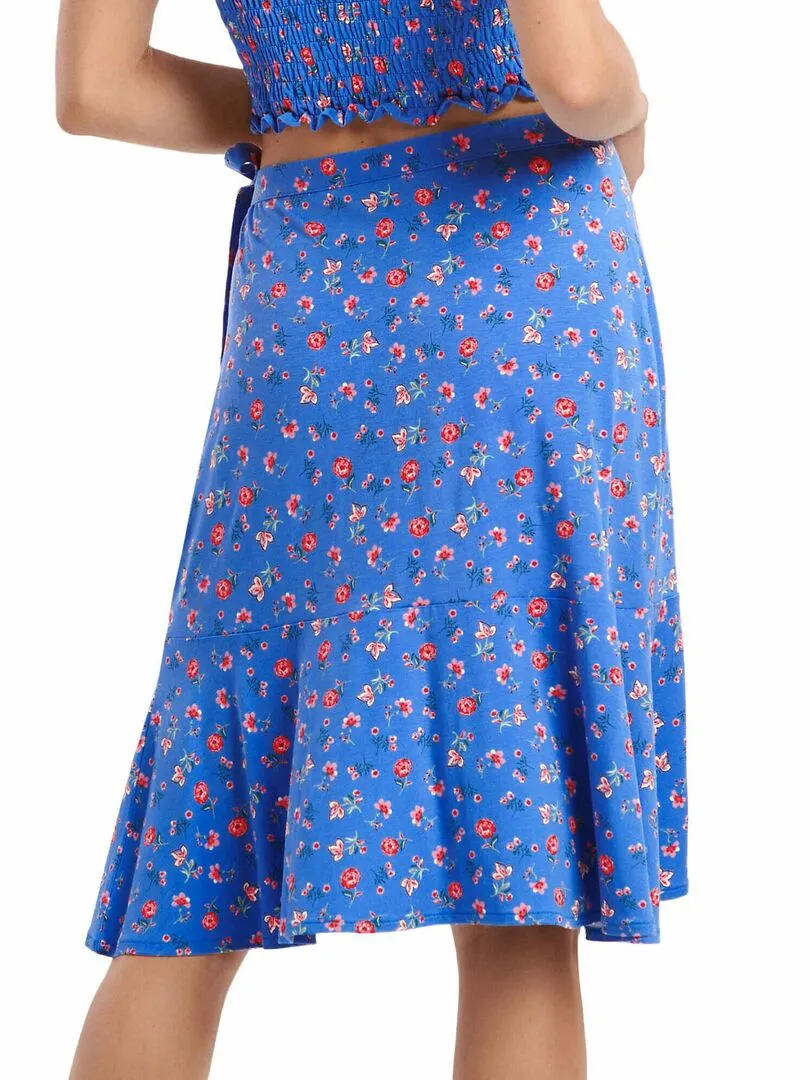 Jupe estivale Java - Bleu