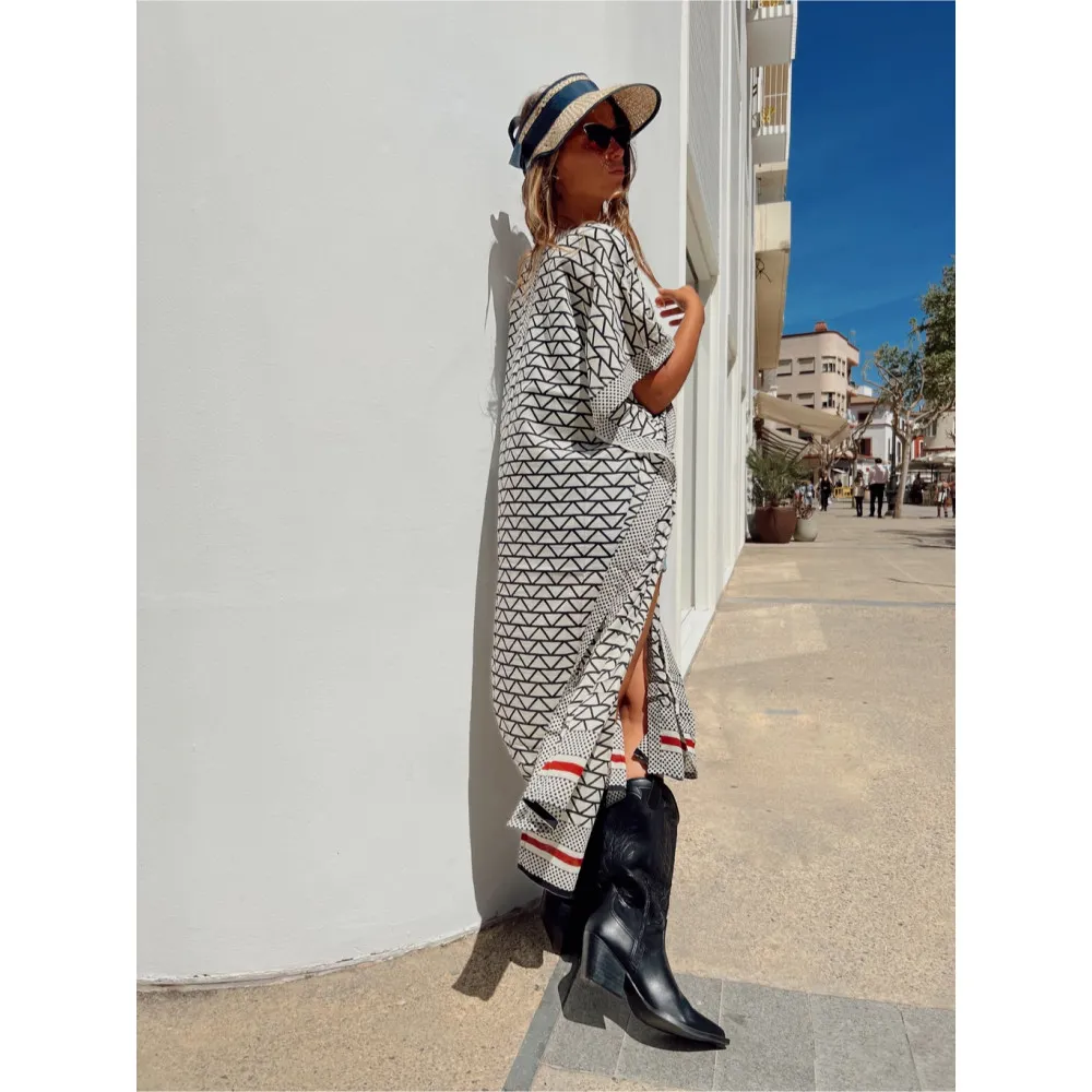 Kimono long coton ibiza Moksha Ibiza