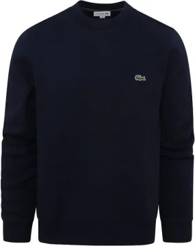 Lacoste Pull-over Col-O Bleu Foncé SH9608-166 commander en 
