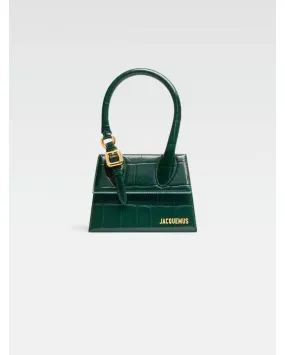 LE CHIQUITO MOYEN BOUCLE DARK GREEN - Jacquemus | Chez Maman Rouen