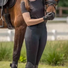 Legging équitation fille Easy Rider Rihanna full grip