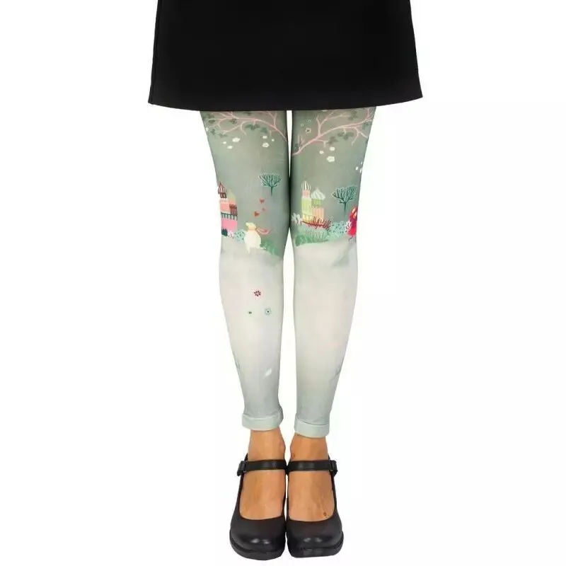Leggings fantaisie épais grisé Lili Gambettes