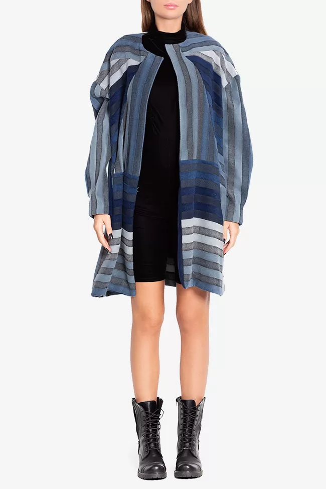 LOOMY Manteau en denim et laine