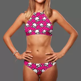 Maillot de bain bikini femme Têtes de mort