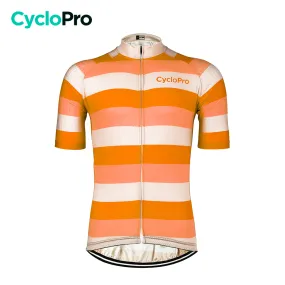 Maillot de cyclisme Orange - Évasion+ DESTOCKAGE