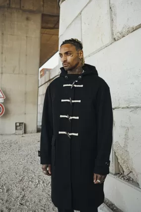 Manteau dufflecoat à capuche