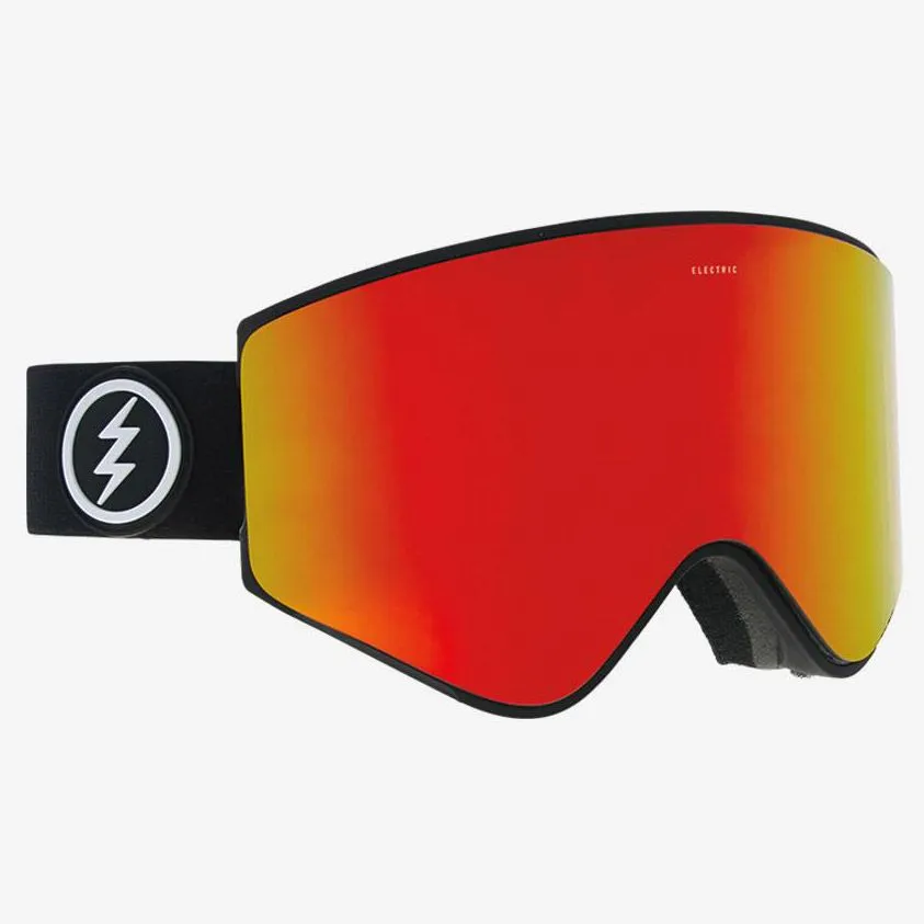 Masque de Ski EGX - Matte Black - Brose Red Chrome