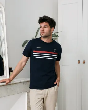 Men's T-SHIRT Didier BLEU - Organic cotton