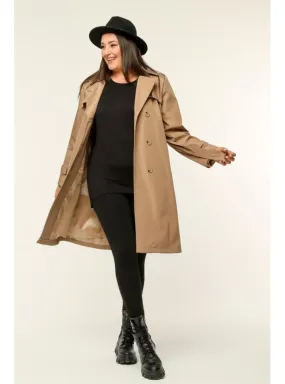 Mink - Plus Size Trench coat