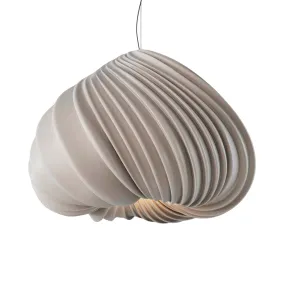 MUSHLYA - Designer ceramic spiral chandelier for living room