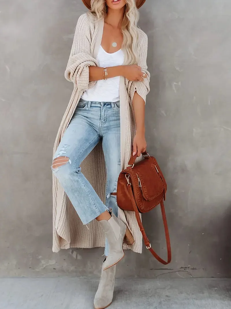 Nikita - cardigan pour femme tricoté librement