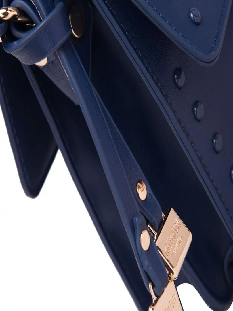 NO NAME - SAC A MAIN CAMÉLIA - Bleu foncé
