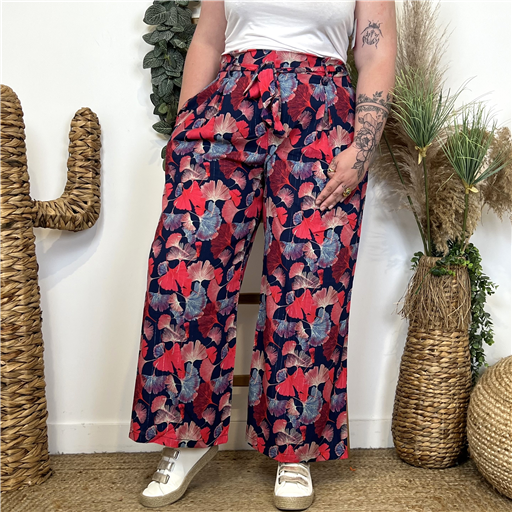 Pantalon ByOne Palazzo Marine - Bleu Clair