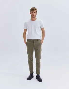 Pantalon chino SLIM kaki Homme