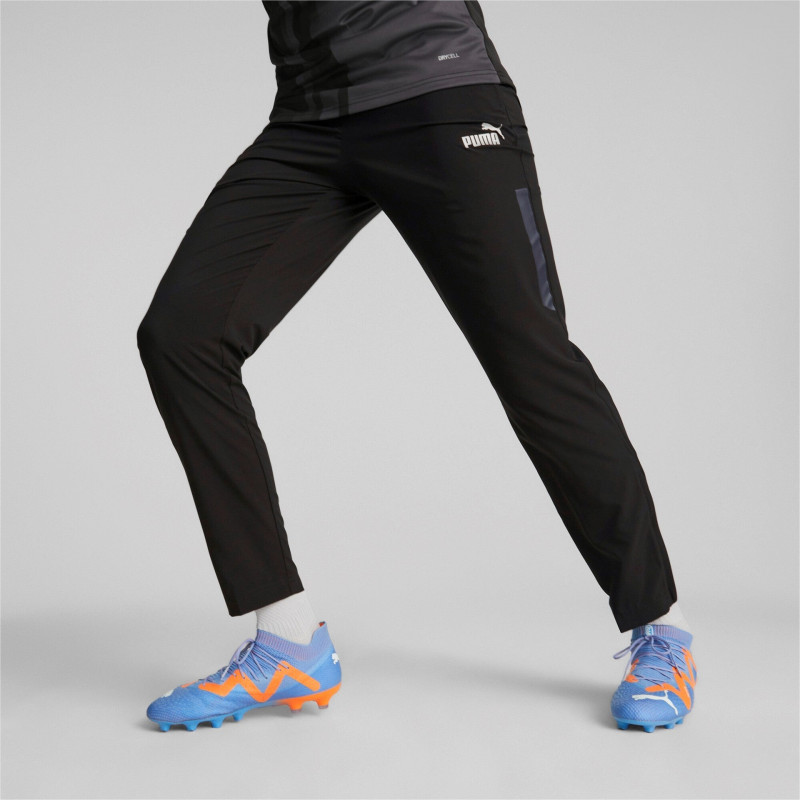 Pantalon homme Puma Olympique De Marseille Prematch - Noir/Gris/Argent