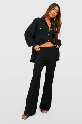 Pantalon large uni