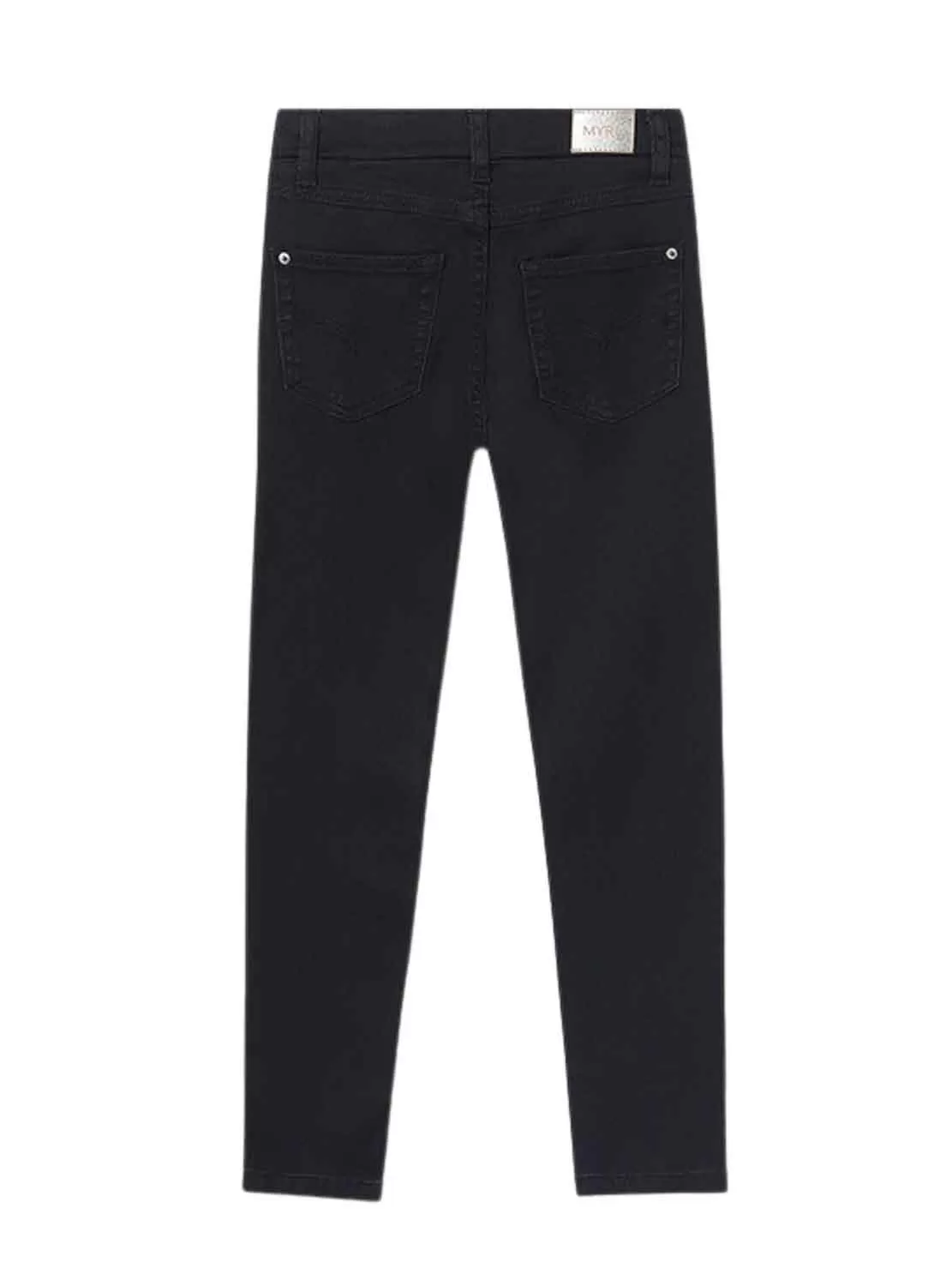 Pantalon Mayoral Cerrado Tejano Basic Noire Fille