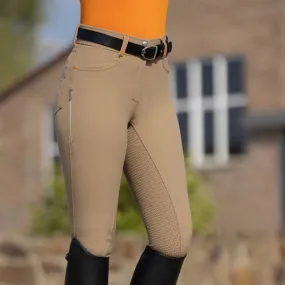 Pantalon équitation femme HKM Lyon full grip