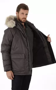 Parka Heritage steel grey Nobis - La Canadienne - Parkas Textile Steel Grey