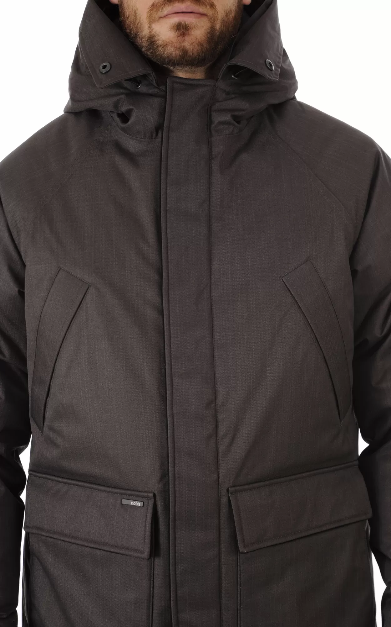 Parka Heritage steel grey Nobis - La Canadienne - Parkas Textile Steel Grey