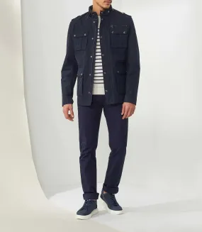 Parka multipoche bleu marine Connu