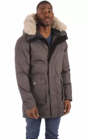 Parka Yves steel grey Nobis - La Canadienne - Parkas Textile Steel Grey