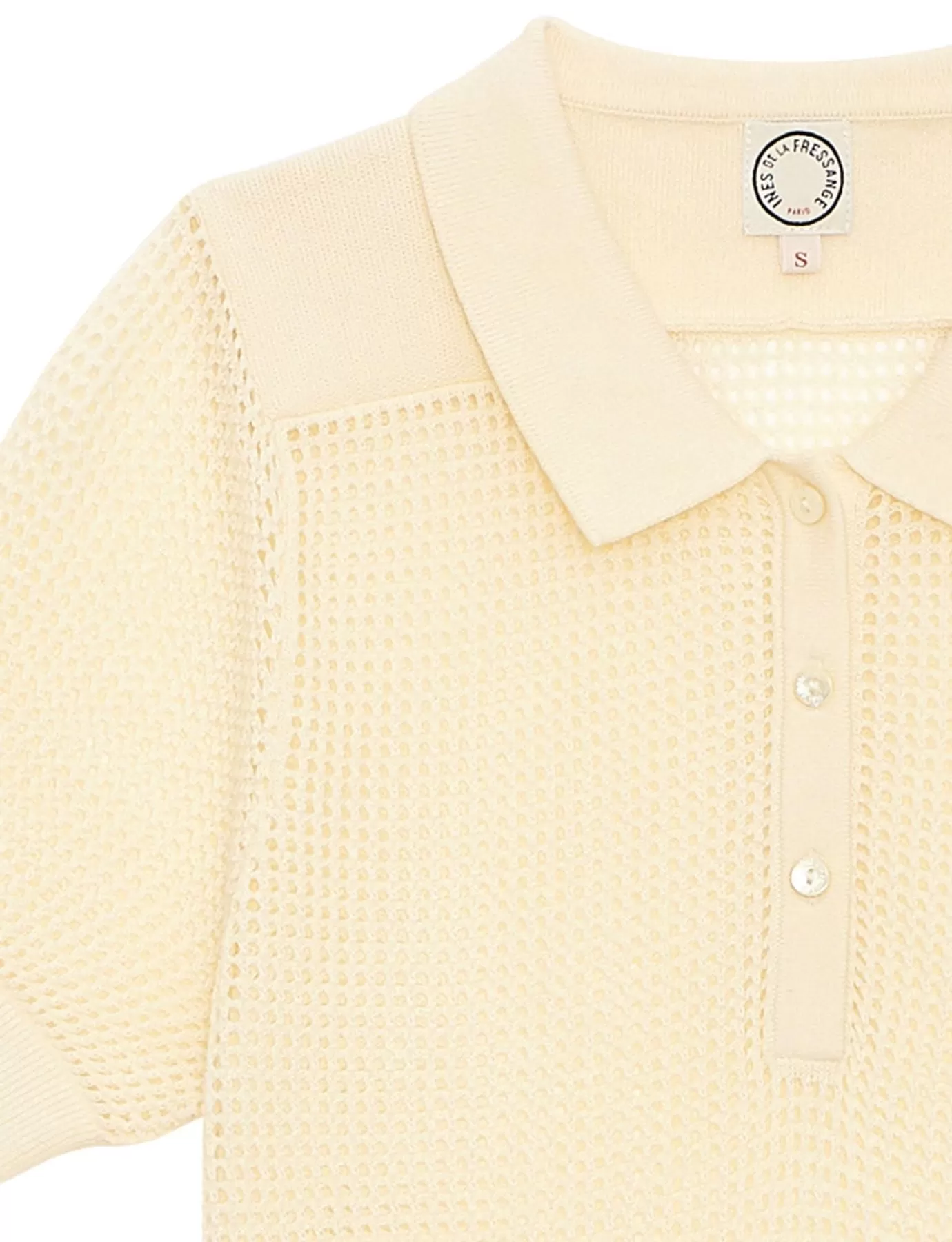 Polo Ilario crochet ivoire