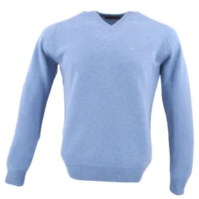 pull BEST GUEST col V 80% laine ciel 702v