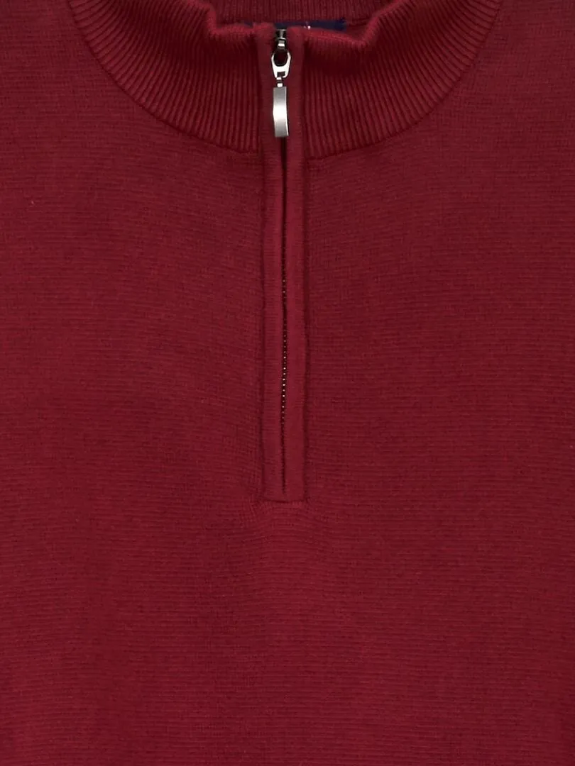 Pull col camionneur - Rouge