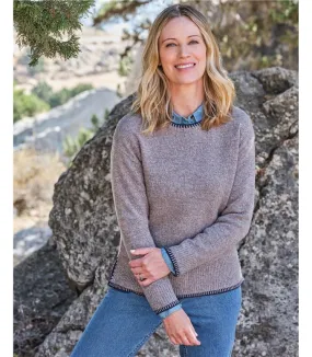 Pull en point de couverture