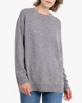 Pull Femme Col Rond Oversize Cachemire