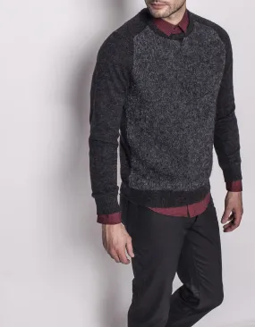 Pull gris homme