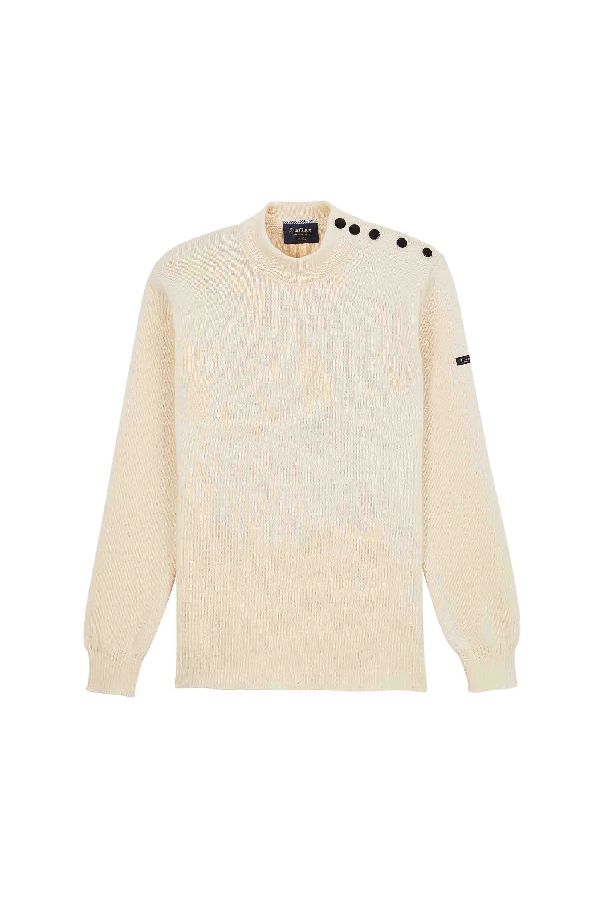 Pull marin écru pour femme
