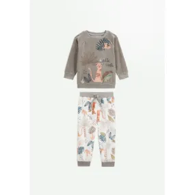 Pyjama en velours garçon Lapampa - PETIT BEGUIN