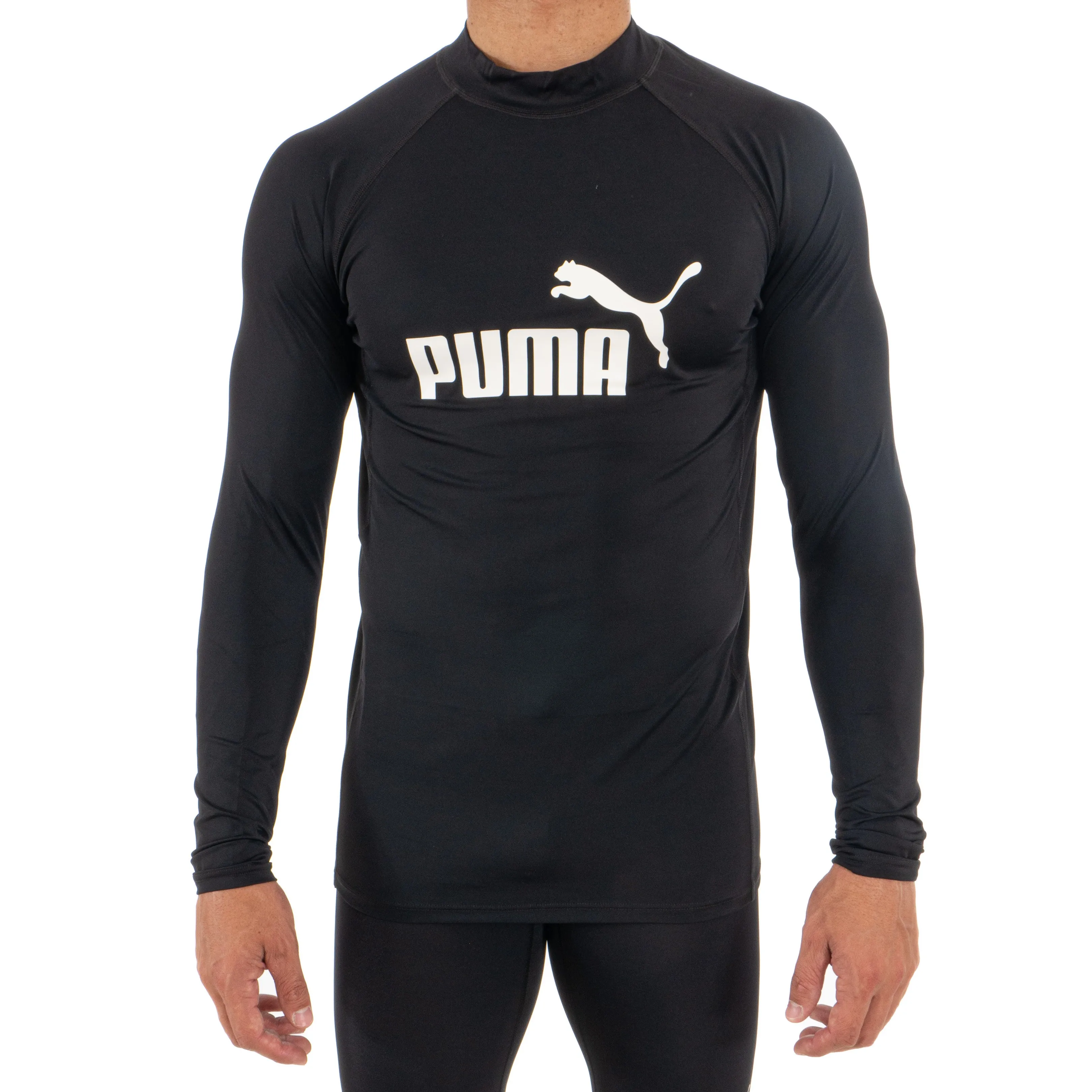 Rashguard à manches longues PUMA Swim - noir - Puma : vente produit...