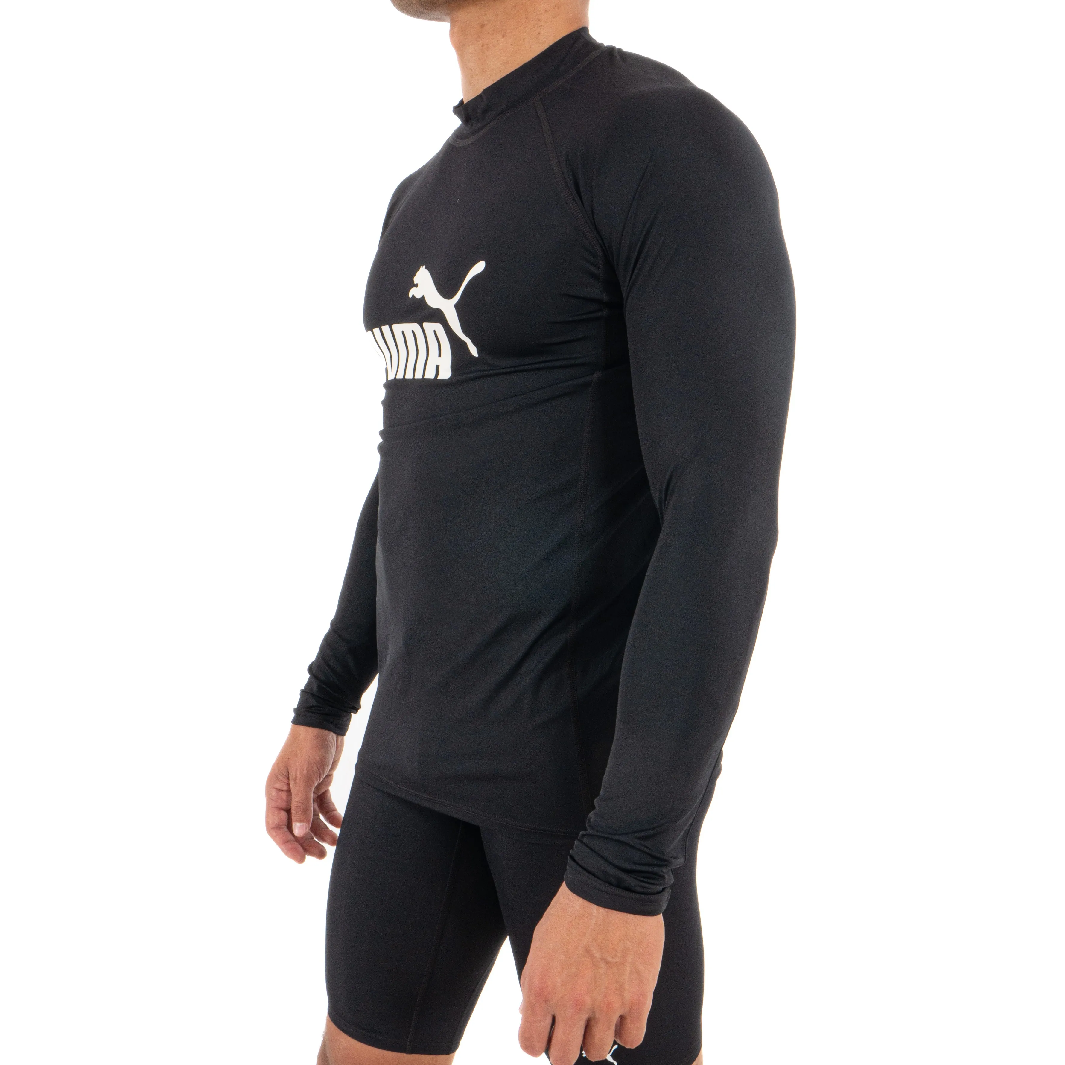 Rashguard à manches longues PUMA Swim - noir - Puma : vente produit...