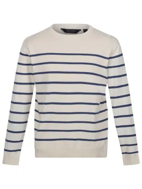 Regatta - Pull CAUTLEY - Blanc Bleu
